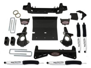 Chevrolet Silverado 3500 Suspension Lift Kit - Tuff Country - 4in Lift Kit (w/3pc Sub Frame SX8000 Shocks) - `01-`06